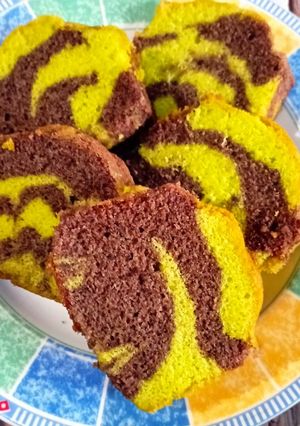 Foto resep Pandan ketan hitam Butter cake