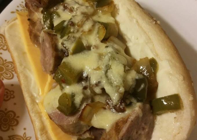 How to Make Homemade Philly Cheesesteak Brats