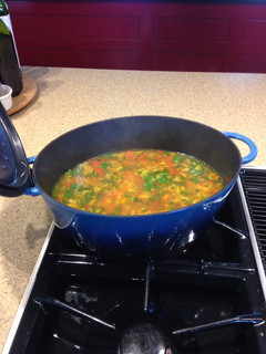 A picture of Moroccan Chickpea Soup.