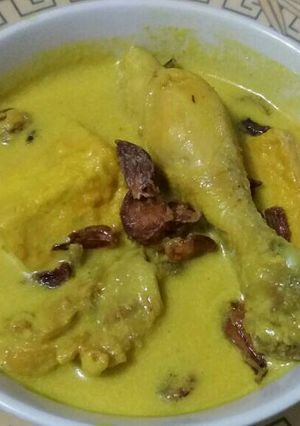 Foto resep Opor ayam bumbu kuning