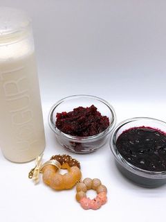 DIY簡單的蔓越莓與藍莓果醬 的食譜成品照片