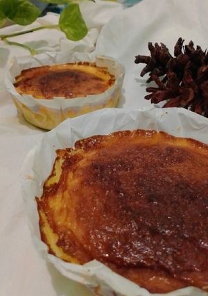 Foto resep Basque Burnt Cheesecake - irit version