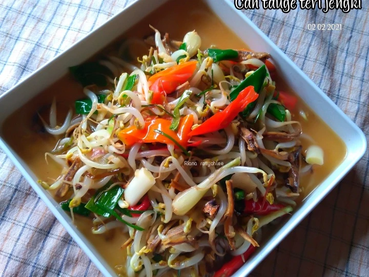 Langkah Mudah untuk Menyiapkan Resep #Cah teuge teri jengki yang  Bikin Ketagihan Anti Ribet, Lezat