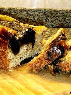 Una foto de Budín marmolado fit