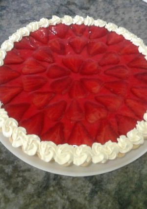 Una foto de Mousse de frutillas