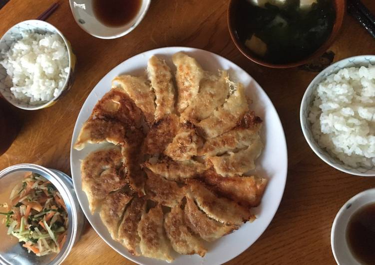 Homemade My Japanese gyoza