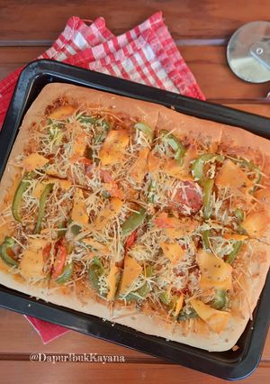 Foto resep 1157. Homemade Chicken Pizza