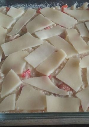 Una foto de Torta de coliflor