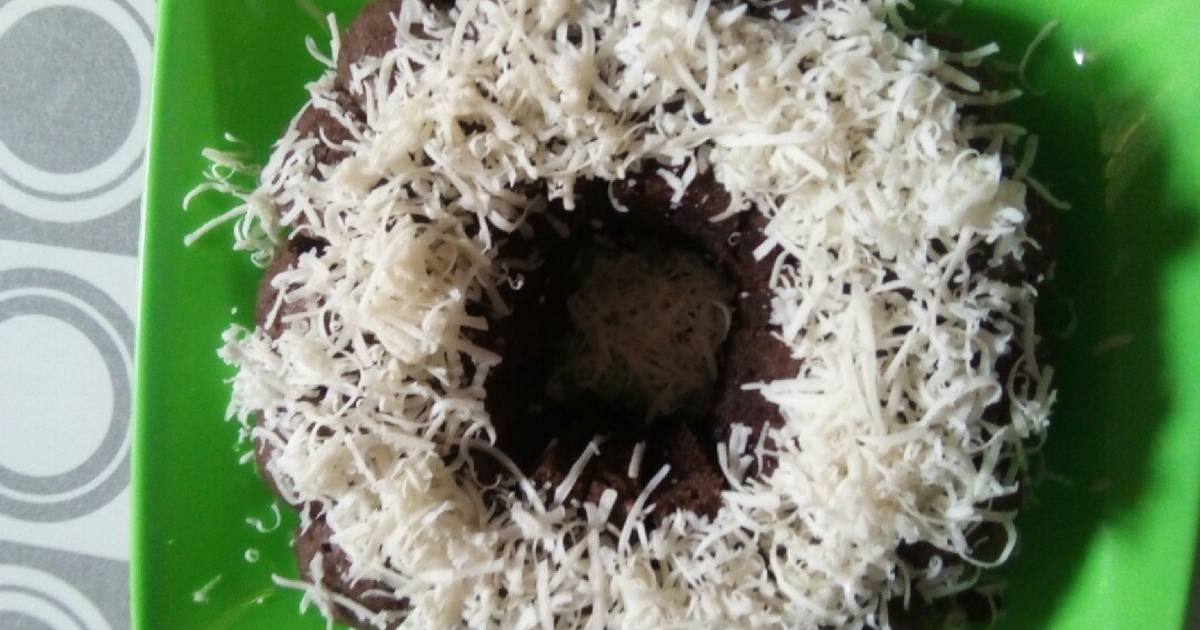 Resep Brownies kukus beng beng coklat kacang oleh Azzunny Melati Cookpad