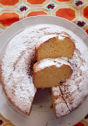 Una foto de Torta de queso crema