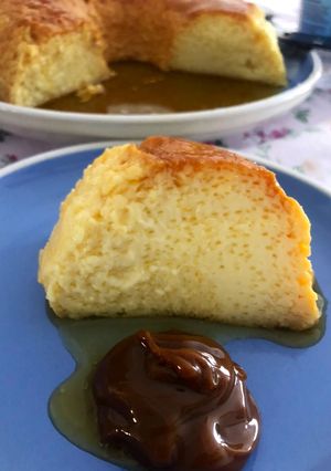 Una foto de Flan casero!