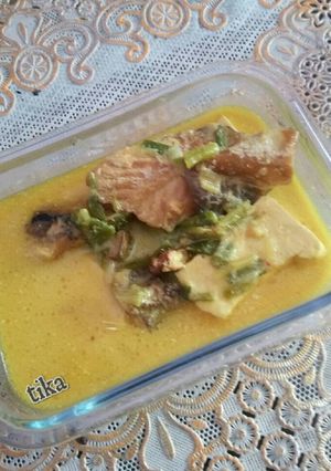 Foto resep Sayur santan ikan asap