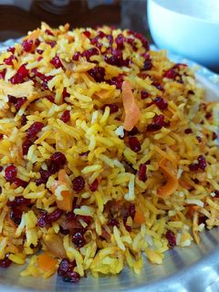 عکسی از دستور هویج پلو با مرغ