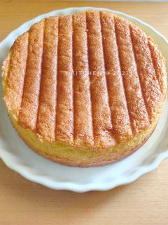 Foto resep Sponge Cake Empuk Tanpa Pengembang (Genoise Sponge Cake)