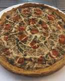 Quiche Vegana de Tofu y Espinacas
