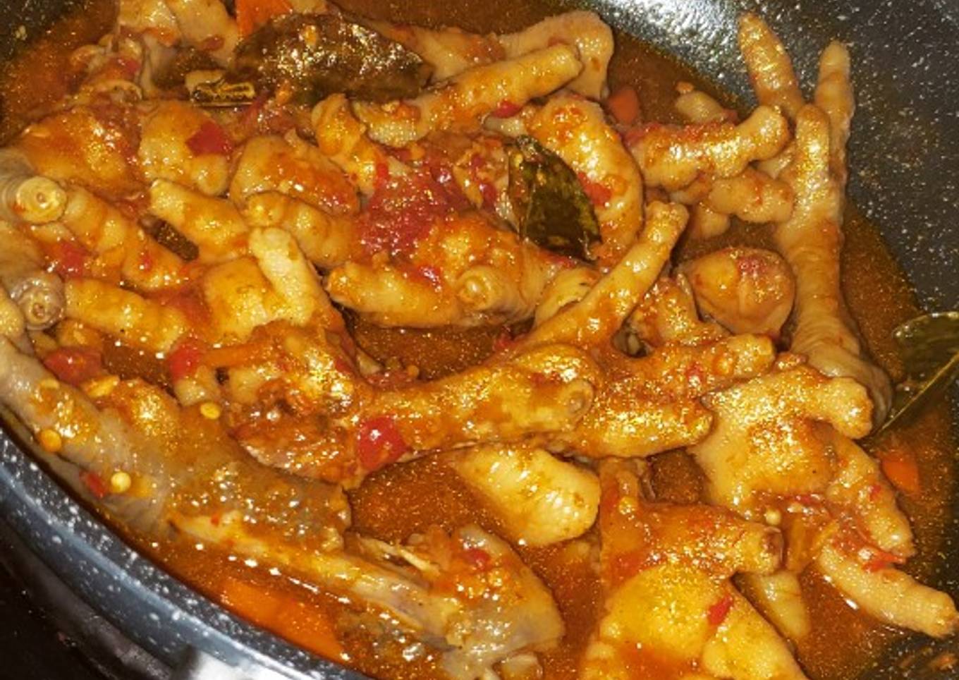 Ceker mercon kuah