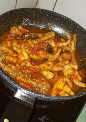 Foto resep Ceker mercon kuah