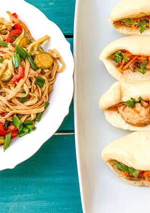 O poză a rețetei Bao Buns - Chifle chinezești la abur.