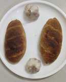 Wheat flour garlic bread