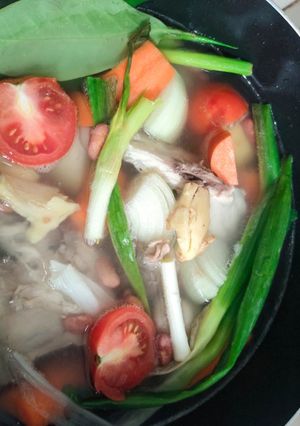 Foto resep Kaldu Ayam Rumahan - Homemade Chicken Stock - MPASI friendly