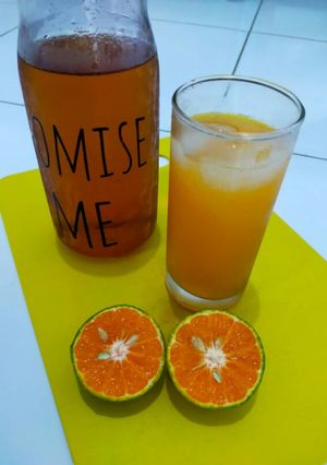 Foto resep Es Jeruk Peras