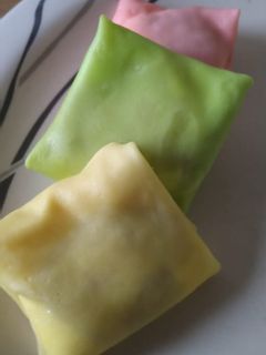 Foto resep Pancake durian tiga warna