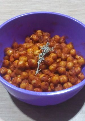 Una foto de Garbanzos rehogados con pimentón