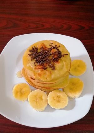 Foto resep Pancake Pisang