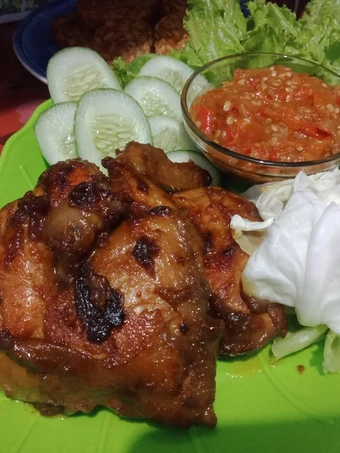 Cara Mudah Membikin Resep Ayam bakar kecap teflon yang Enak Banget Anti Ribet, Mantap