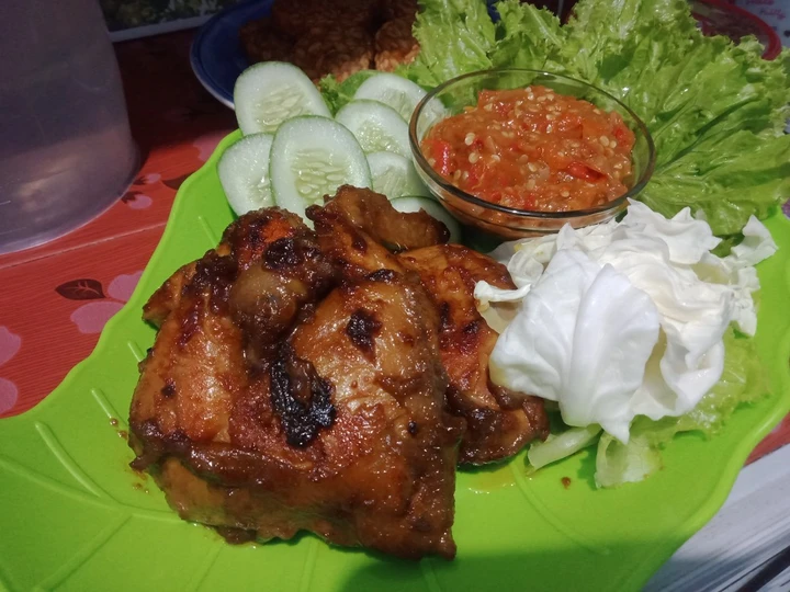 Cara Gampang Membikin Resep Ayam bakar kecap teflon yang Enak Banget Anti Ribet, Mantap Sekali
