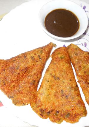 A picture of Corn Uttapam  | Makai Ka Cheela.