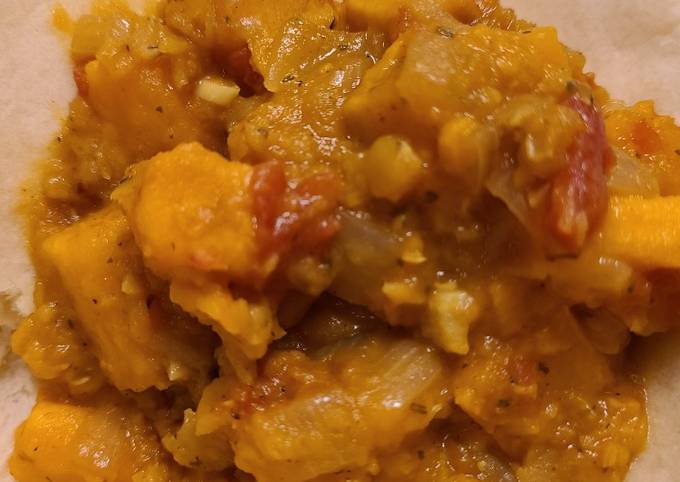 Sweet Potato Lentil Curry (Vegan)