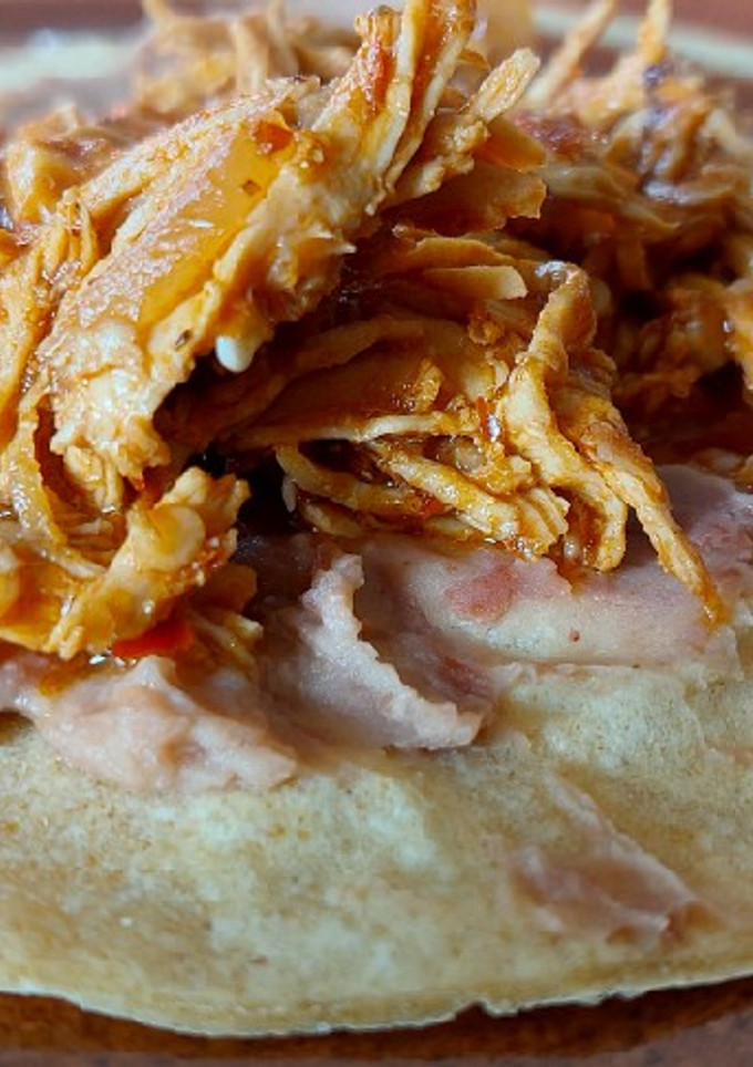 Una foto de Tinga de pollo
