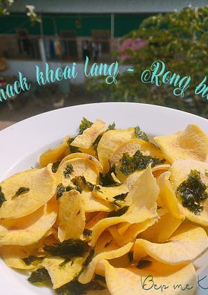 Hình của món Snack Khoai Lang - Rong Biển.