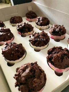 Foto resep Muffin coklat Simple No Mixer nyoklat bangeet