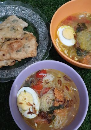 Foto resep Soto ayam telor kuah kuning