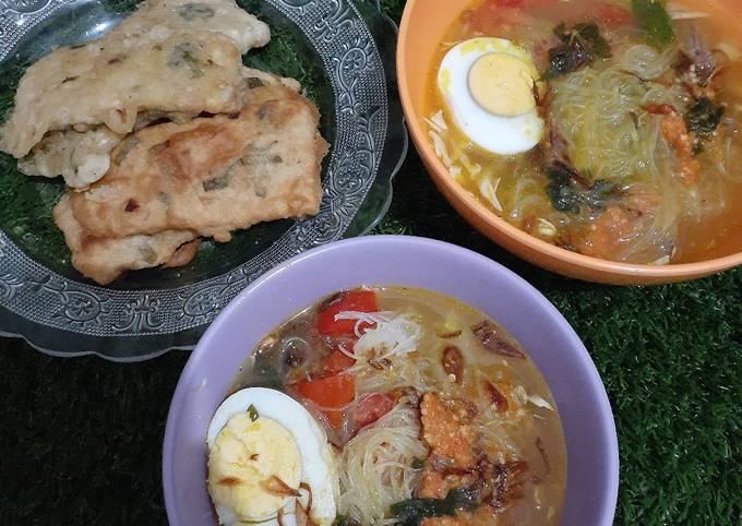 Soto ayam telor kuah kuning