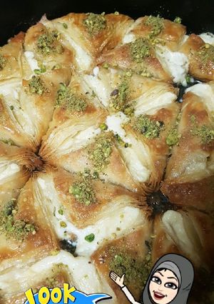 صورة لوصفة وربات بالقشطة