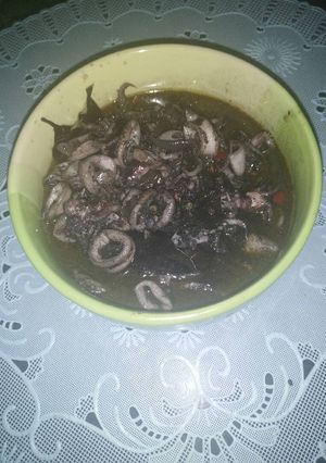 Foto resep Cumi hitam pedaaassss