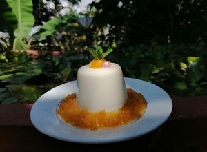 Una foto de Panna cotta