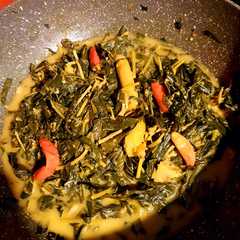 Sayur daun singkong teri রেসিপির প্রধান ছবি