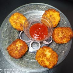 A picture of Hash browns.
