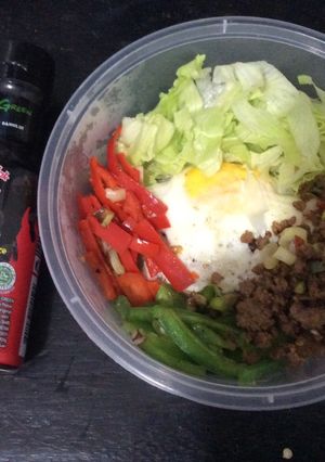 Foto resep Bimbimbap saos samyang
