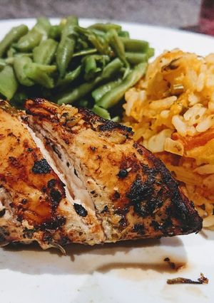A picture of Lemon and Herb Chicken.