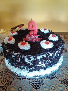 Foto resep Blackforest mager super duper irit (Sponge cake coklat pakai minyak)