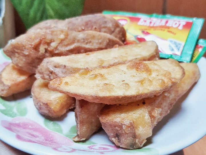 Resep Potato Wedges Goreng (1), Enak Banget