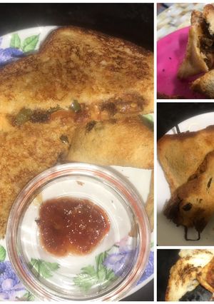 A picture of Chinese Samosa-non fried samosa.