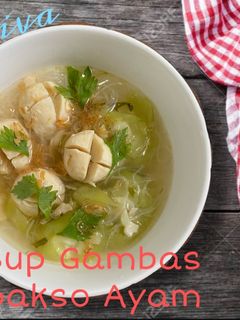 Foto resep Sup Gambas Bakso Ayam