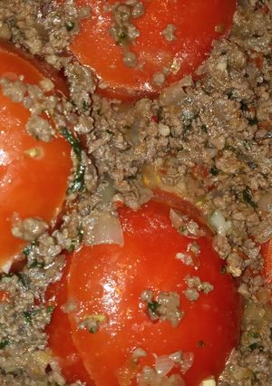 Una foto de Tomates rellenos