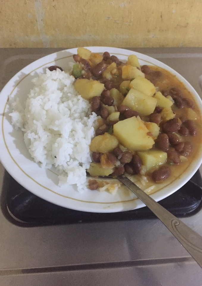 A picture of Quick fix. Very tired and lazy and am still supposed to cook.